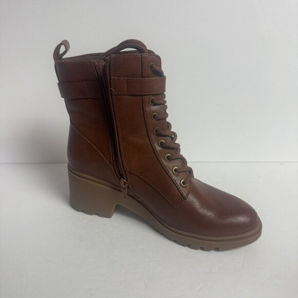 Baretraps Women's Dani Lace Up Boots Brown Size 8 M - Picture 2 of 6
